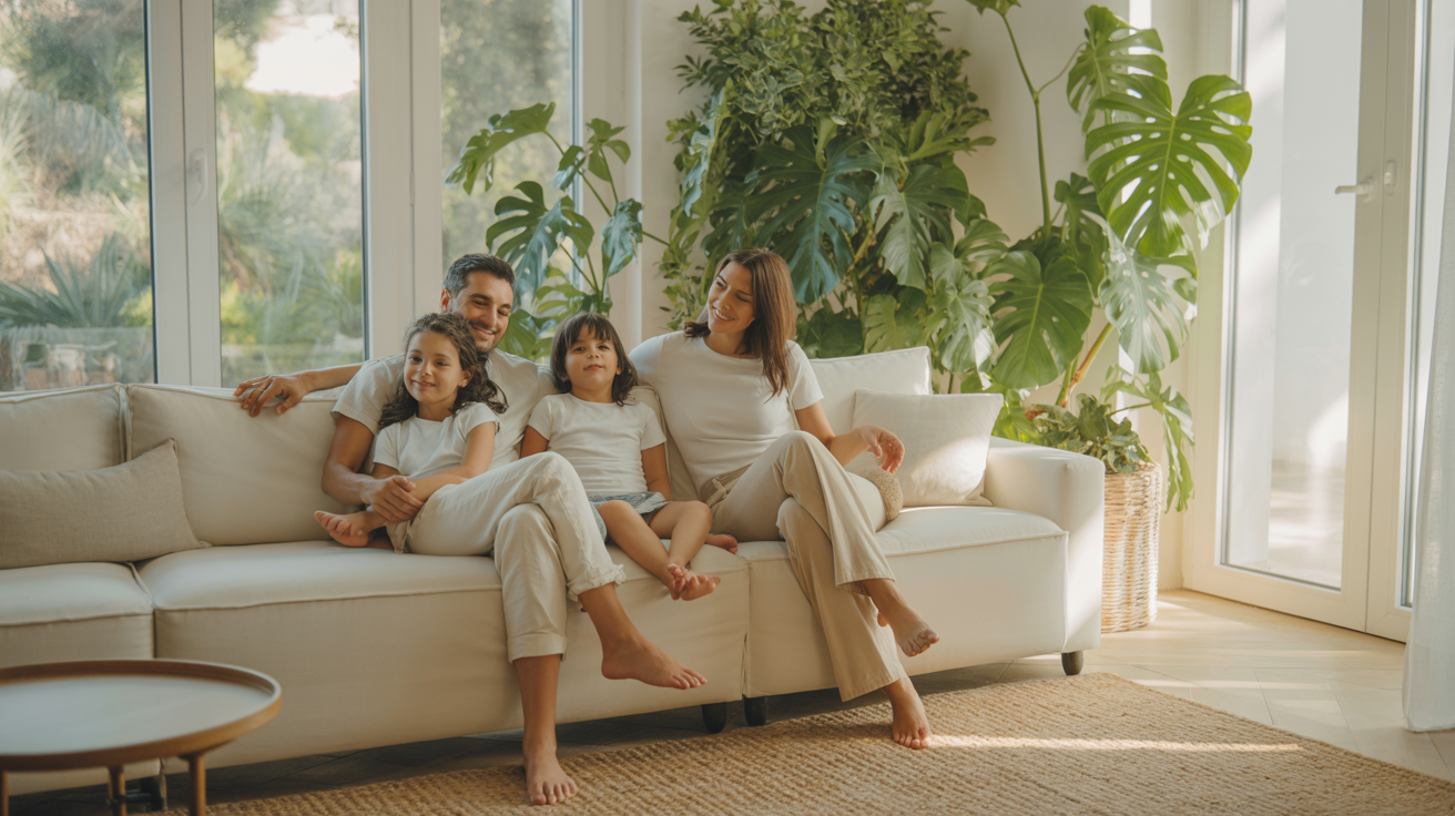 Casa con armonia e benessere